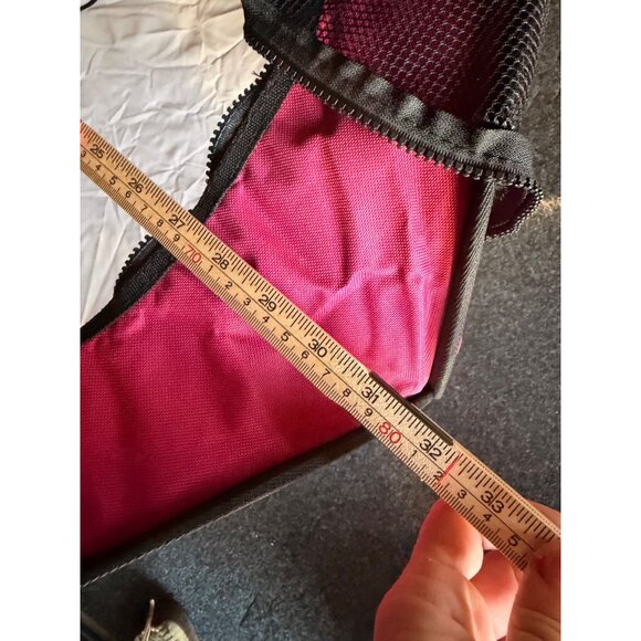 Portable Red Doggie/Cat Dorm Pet Playpen W/ Mesh Sides & Top Zippered Doors 600D - Picture 10 of 14